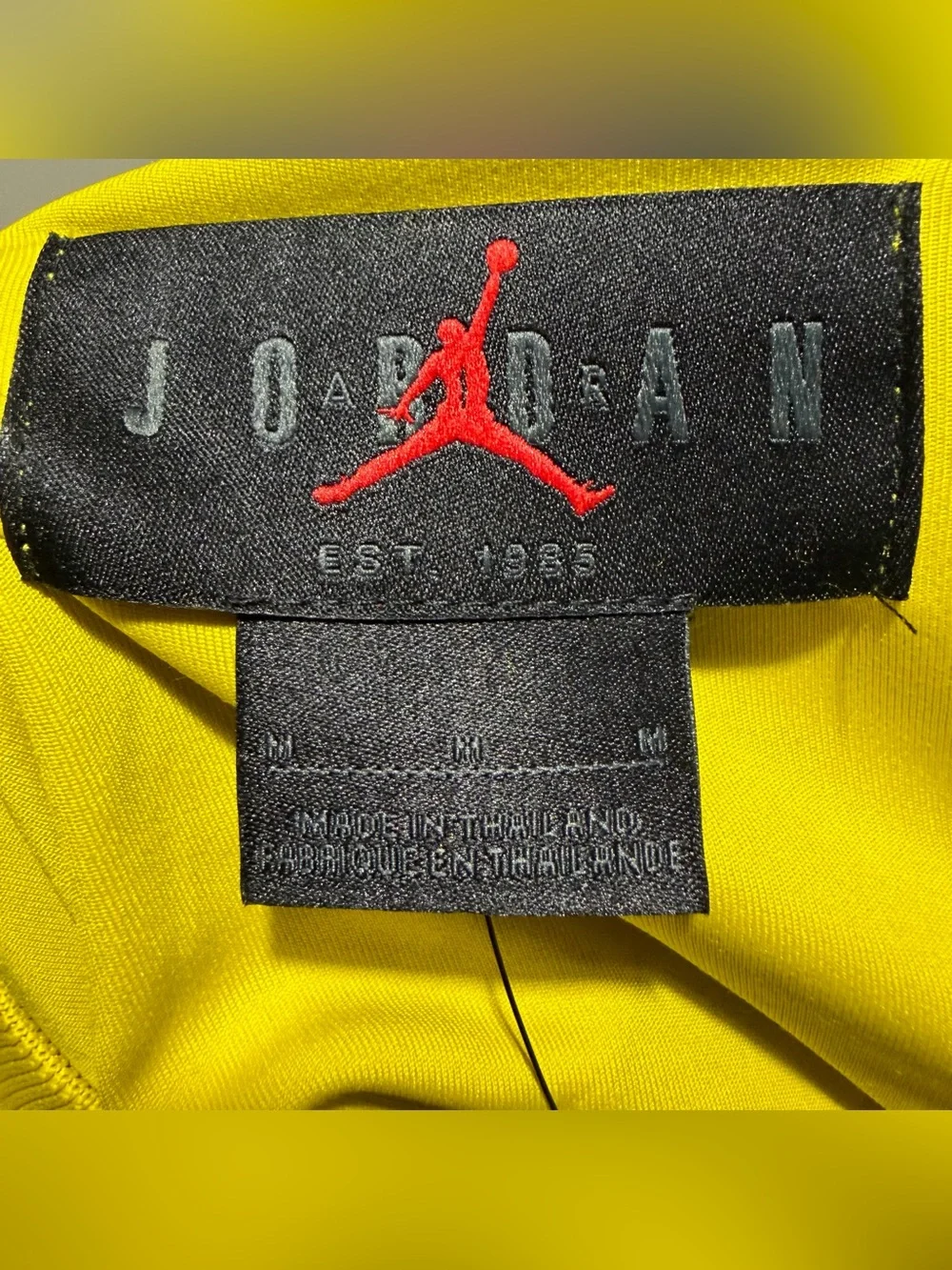 Jordan Performance Shirt Yellow Olive Green [IF1885-726] Men’s Size Medium New